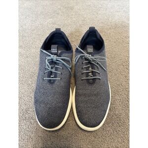Cole Haan Shoes Mens Size 9.5 Blue Grand Plus Essex Distance Knit Oxford C30820
